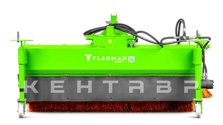 Щётка подметальная с бункером Flagman | Флагман PRO (1,85) с боковой щёткой