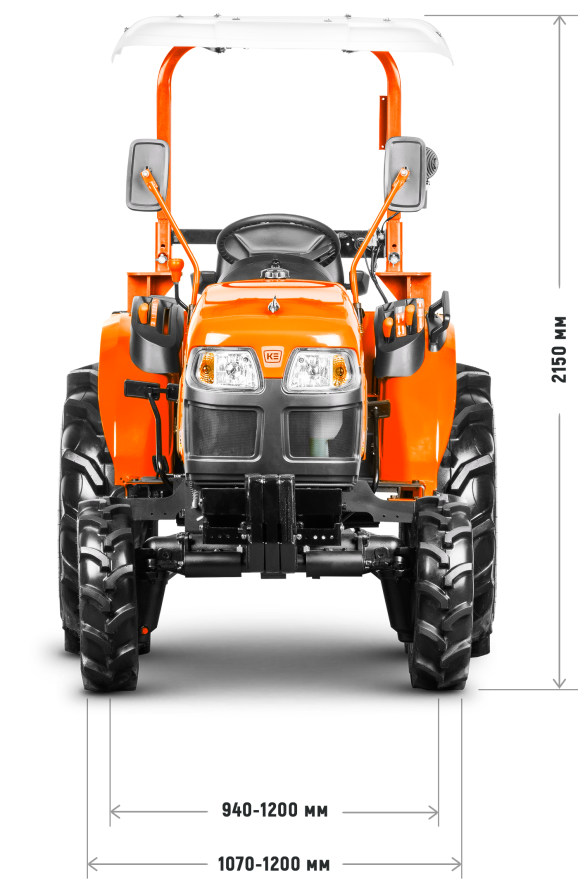 Габариты спереди