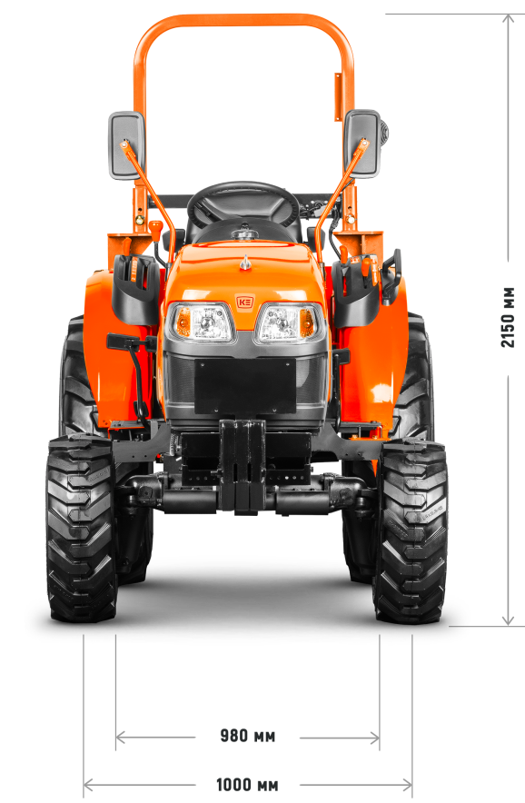 Габариты спереди