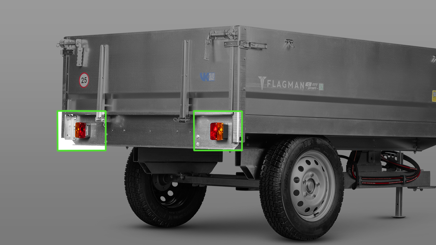 Прицеп Flagman | Флагман C/ПТТ/Р — 1,5 с ПСМ к трактору (самосвальный/рессорный) 0