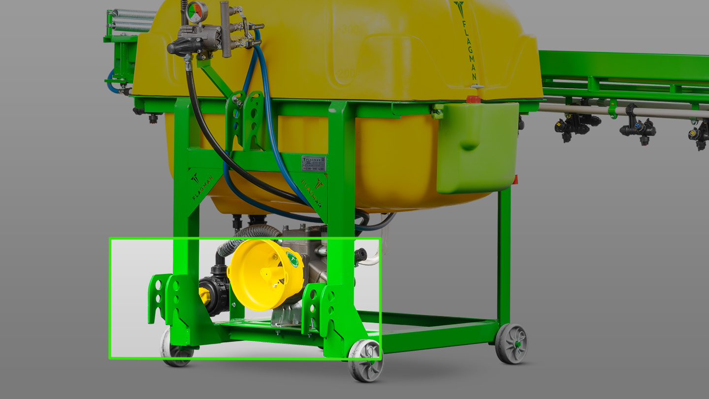 Опрыскиватель полевой навесной Флагман | Flagman P300/1 (300 л) + (кардан 85см/6х6/со сваркой) 0