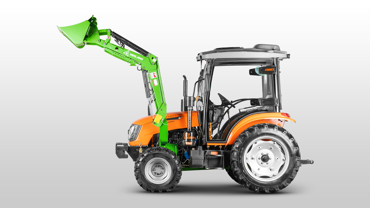 Фронтальный погрузчик Kerland | Кентавр PRO Т-654 G2-500 (челюстной c джойстиком) 0