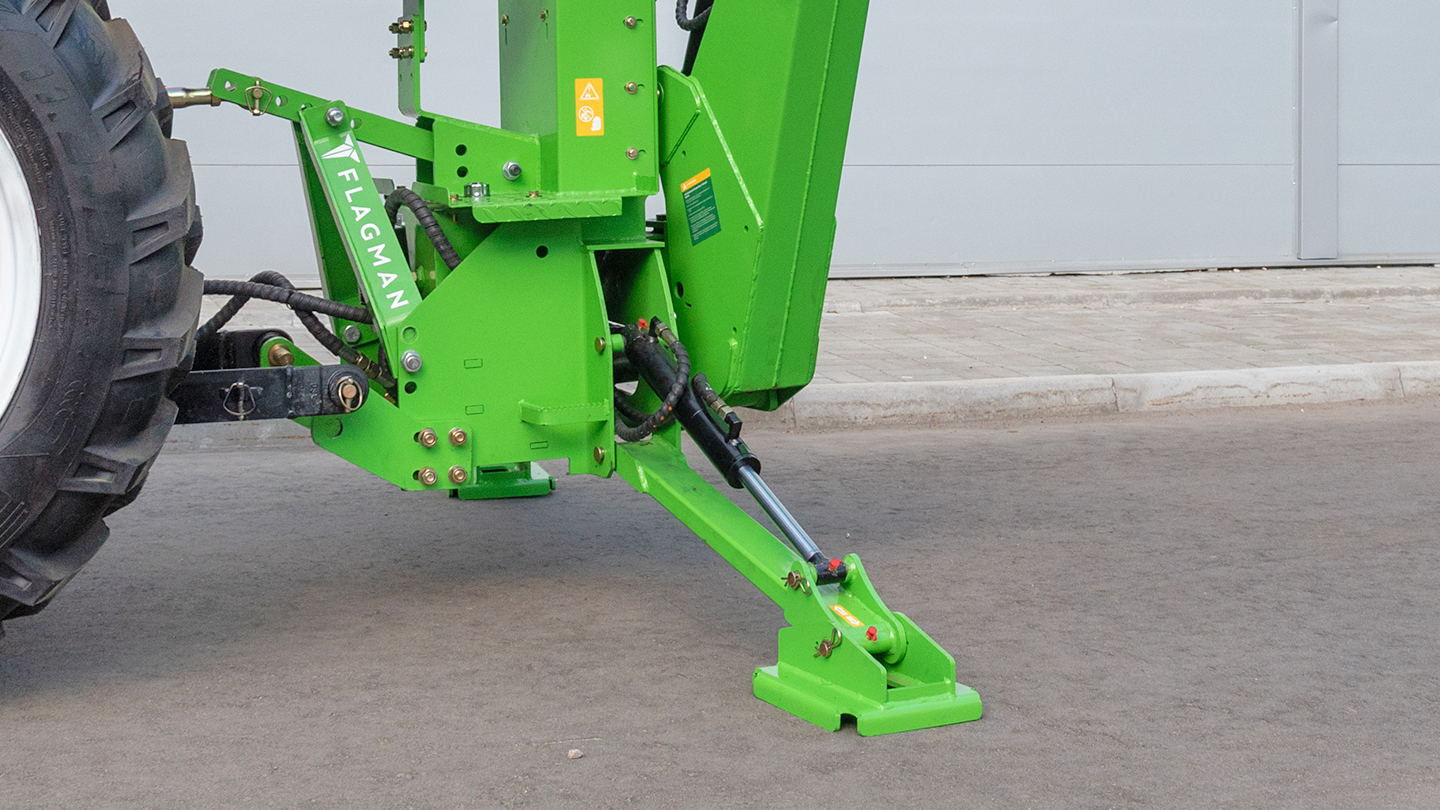 Навесной экскаватор Flagman | Флагман LW6 + захват механический 0