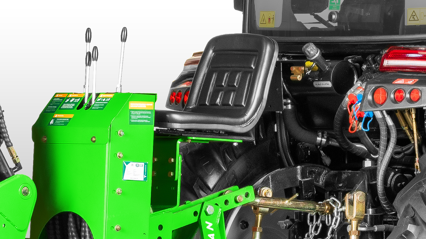 Навесной экскаватор Flagman | Флагман LW6 + захват механический 0