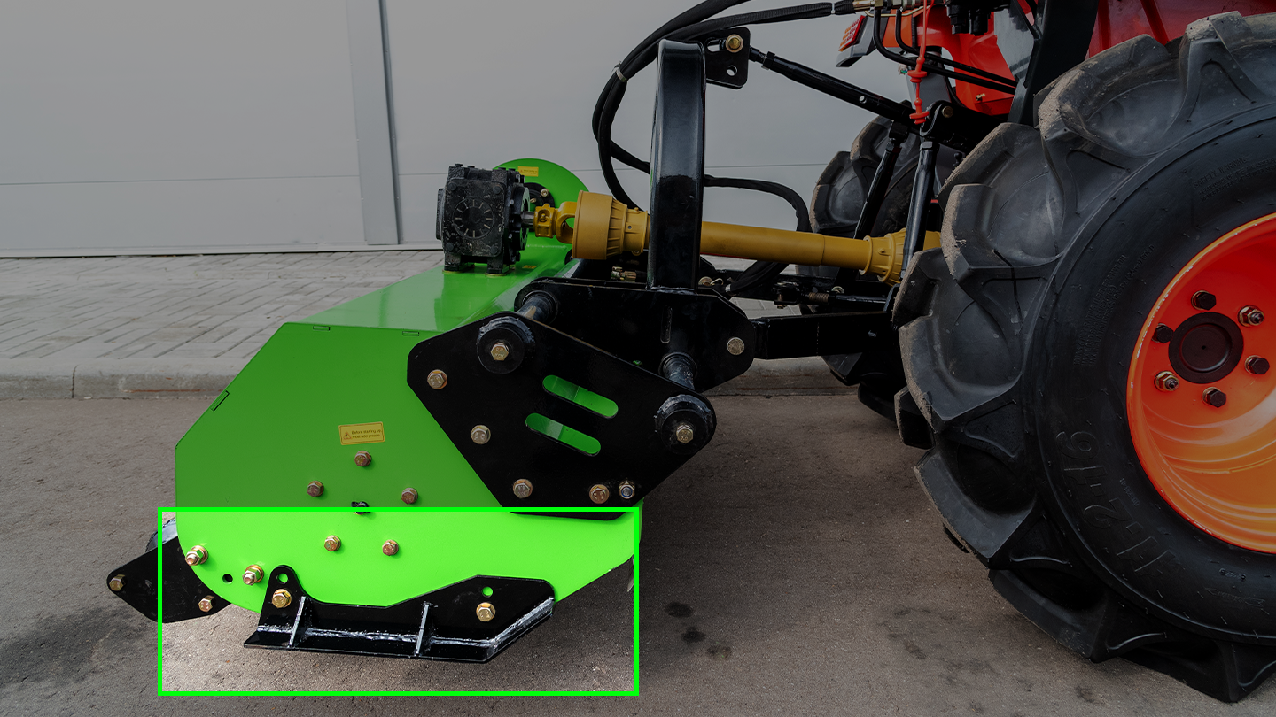 Косилка-измельчитель молотковая с гидравлическим смещением (Мульчер) Flagman | Флагман MG (1,2 м) 0