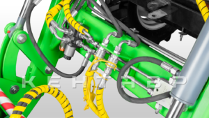 Фронтальный погрузчик Kerland | Кентавр PRO Т-654 G2-500 (челюстной c джойстиком)