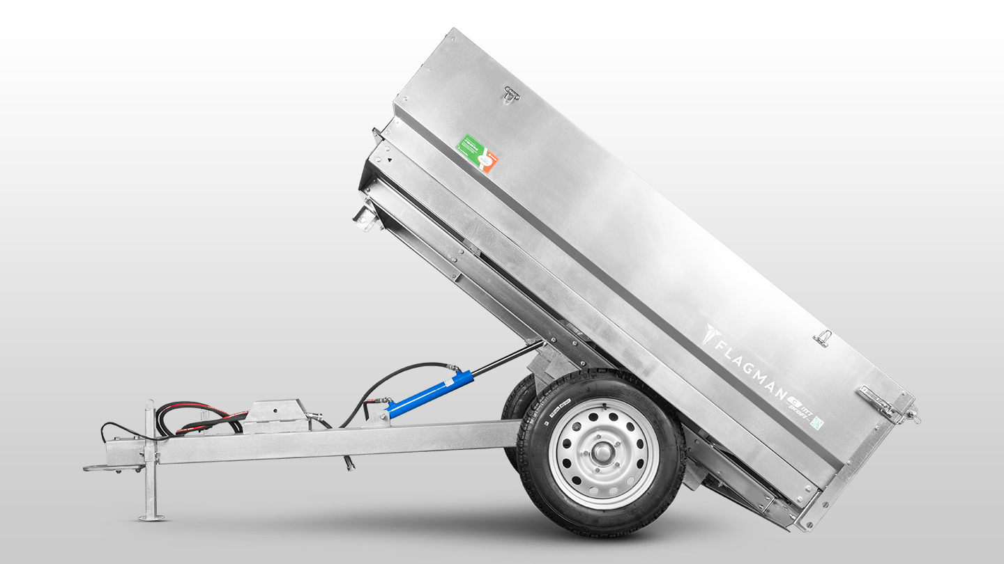 Прицеп Flagman | Флагман C/ПТТ/Р — 1,5 с ПСМ к трактору (самосвальный/рессорный) 0