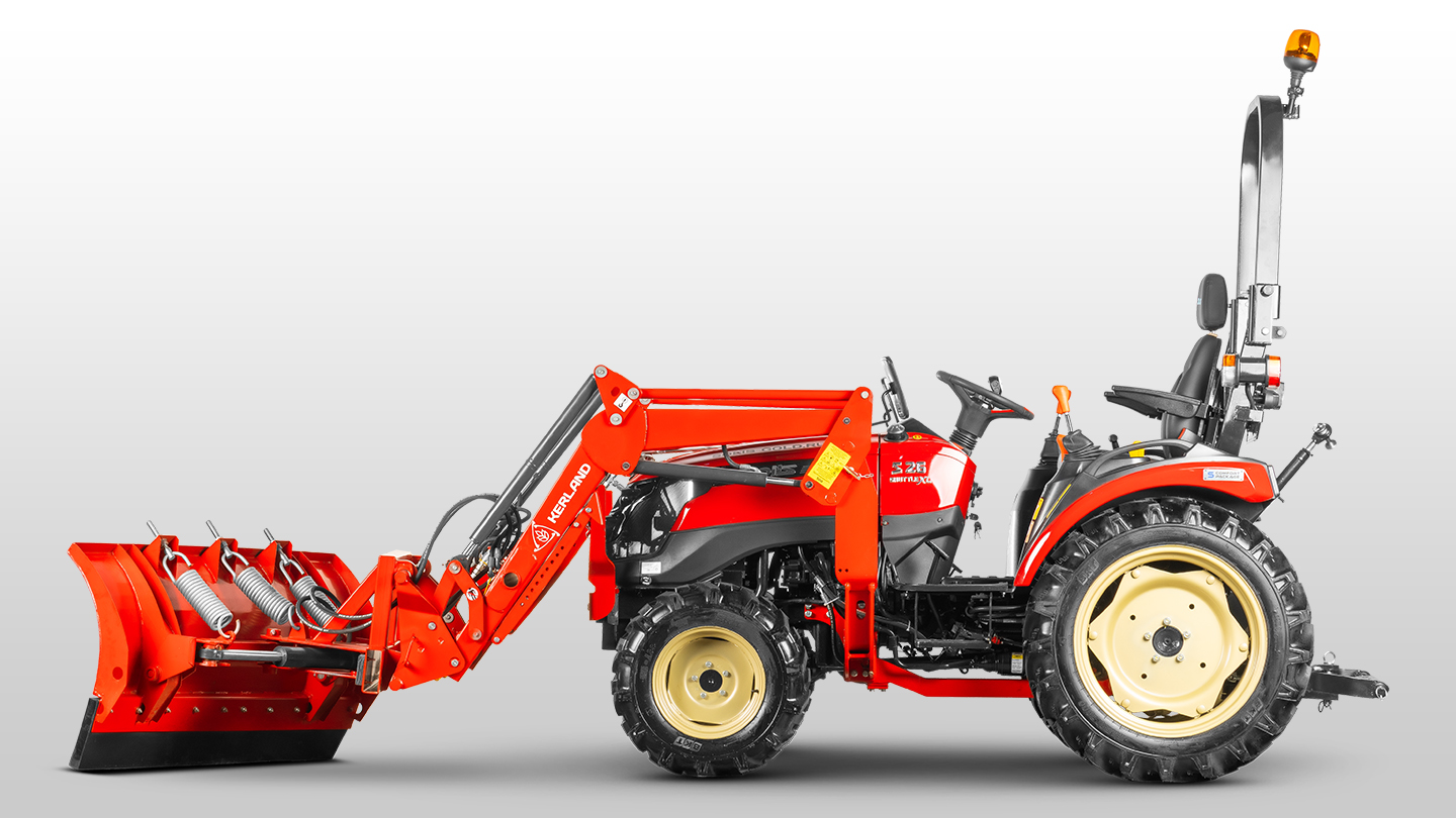 Отвал Flagman | Флагман 02 FP к фронтальному погрузчику с пружинными амор. и гидроповоротом (1,2 м) 0