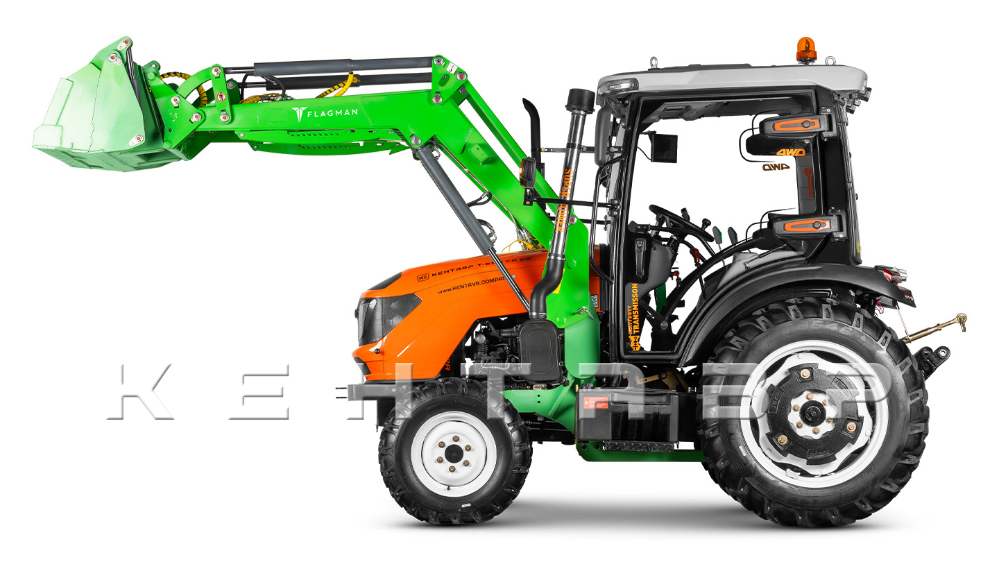 Фронтальный погрузчик Flagman | Флагман PRO Кентавр Т-654 G2 PRO-500 (челюстной c джойстиком)