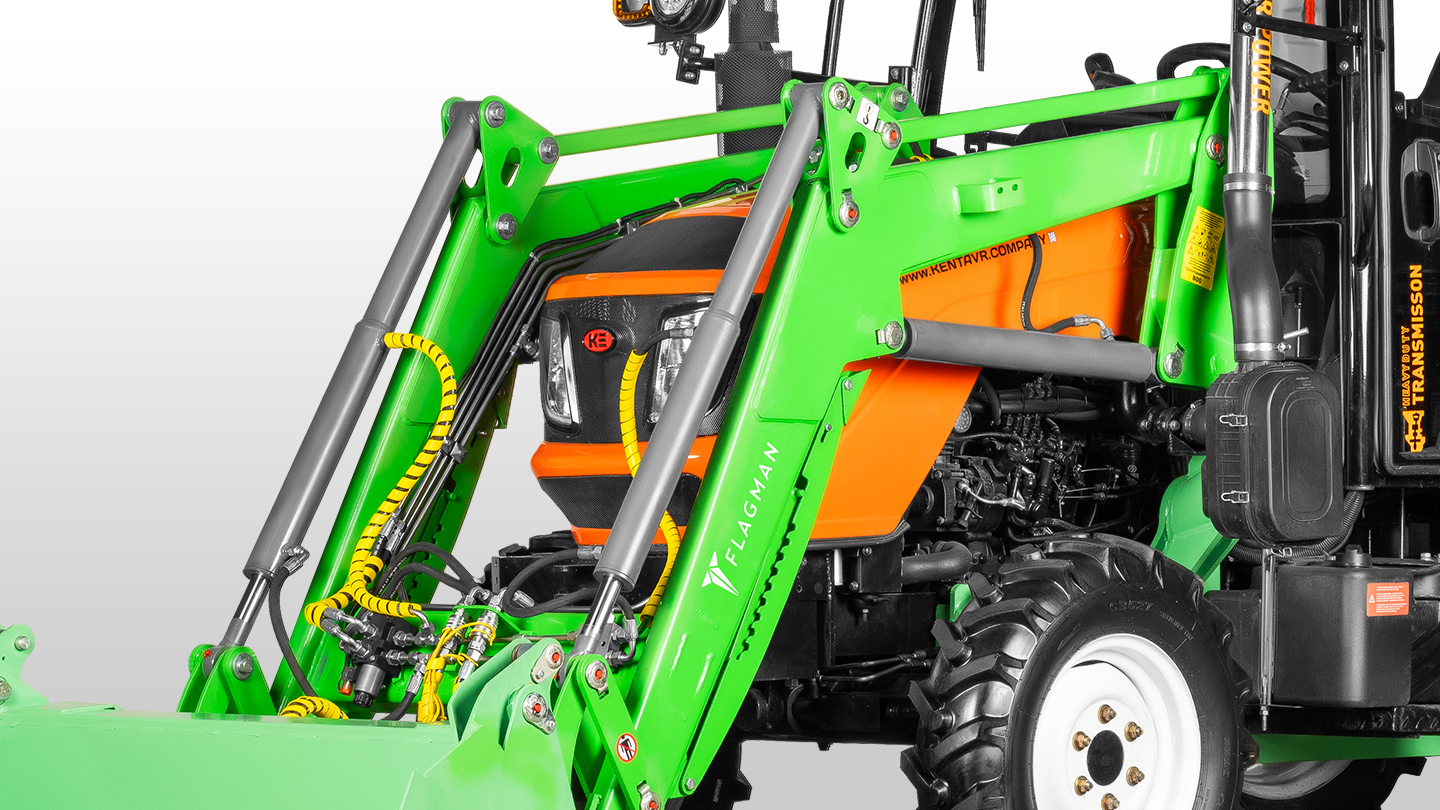 Фронтальный погрузчик Flagman | Флагман PRO Кентавр Т-654 G2 PRO-500 (челюстной c джойстиком) 0