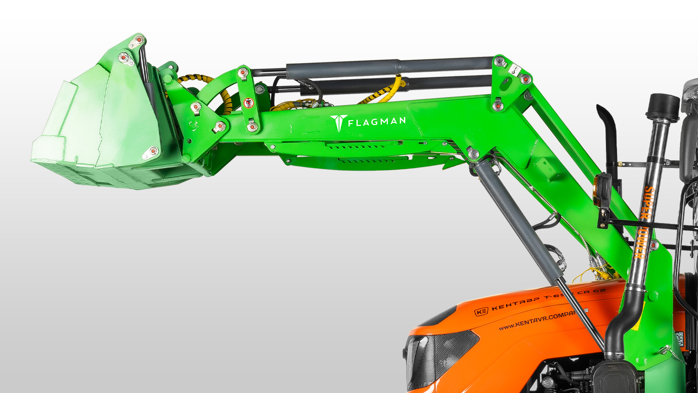 Фронтальный погрузчик Flagman | Флагман PRO Кентавр Т-654 G2 PRO-500 (челюстной c джойстиком) 0