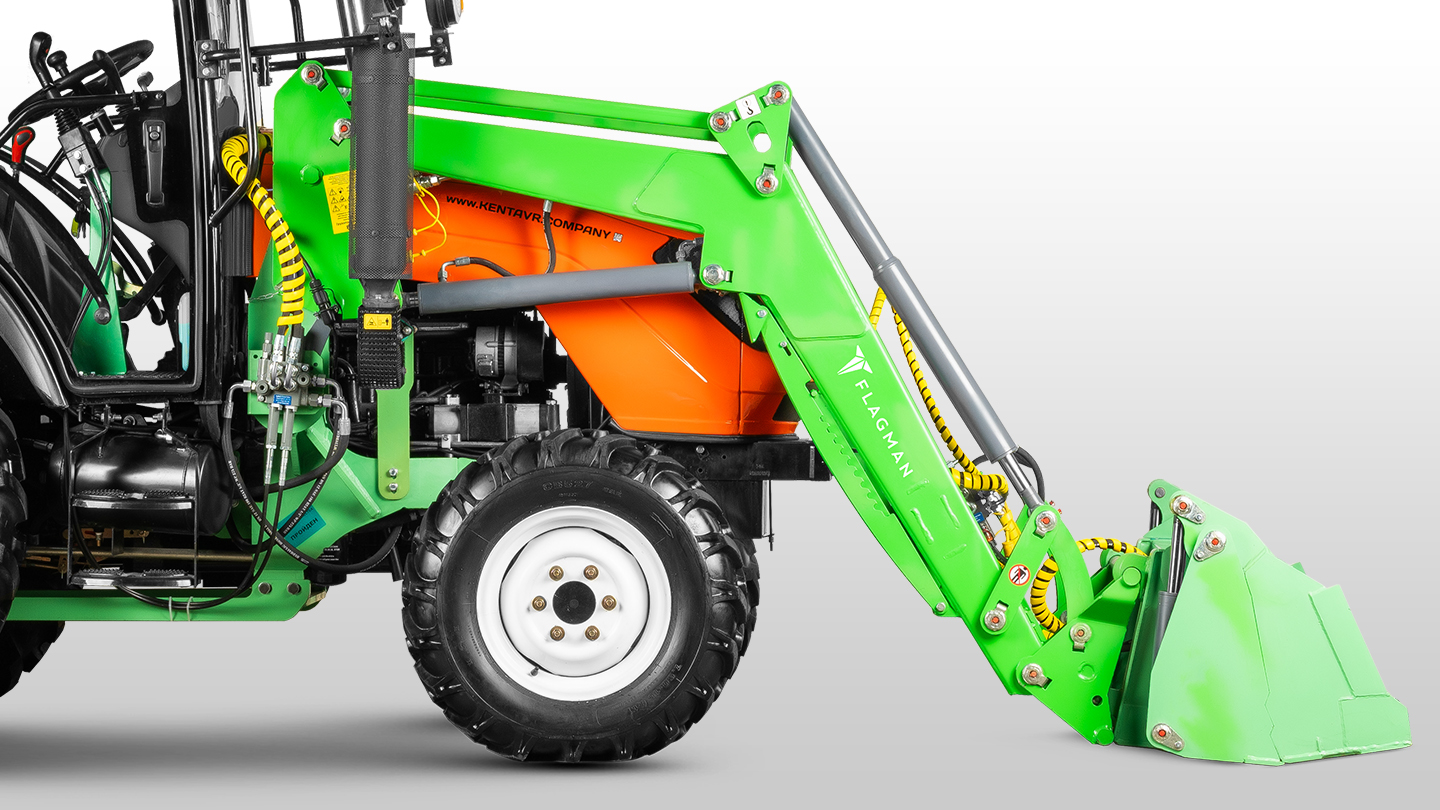 Фронтальный погрузчик Flagman | Флагман PRO Кентавр Т-654 G2 PRO-500 (челюстной c джойстиком) 0