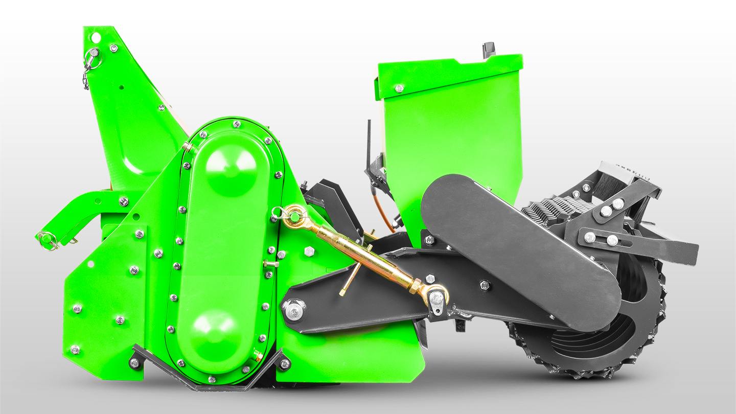 Стоунбурьер с бункером и катком Flagman | Флагман SB125B (1,25 м) 0