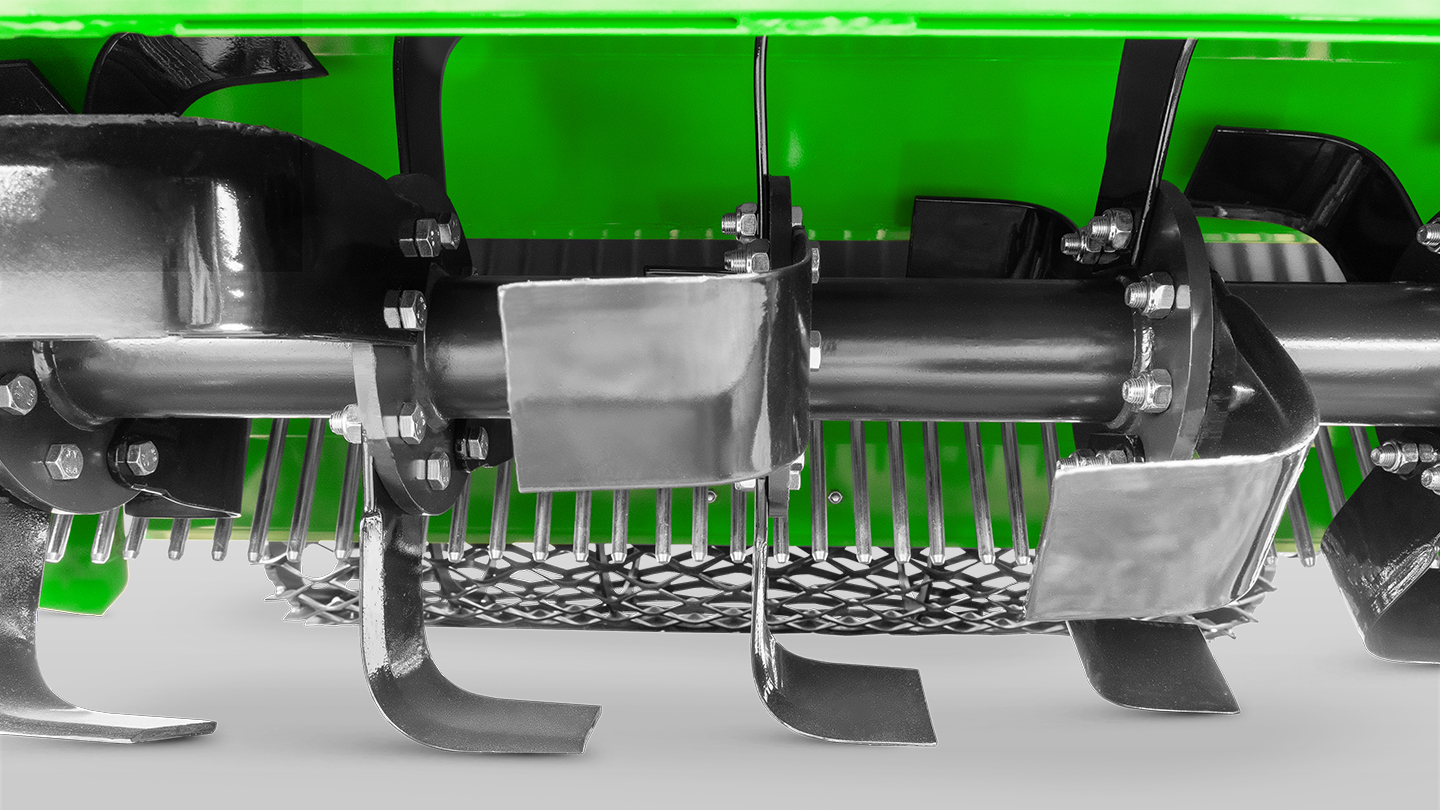 Стоунбурьер с бункером и катком Flagman | Флагман SB145B (1,45 м) 1