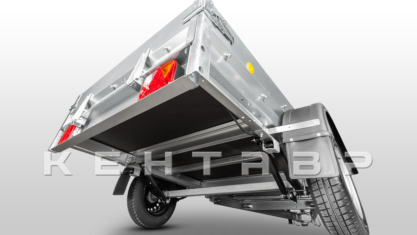 Прицеп Flagman | Флагман ПТТ — 0,5-0,7 с ПТС к мини-трактору (универсальный)