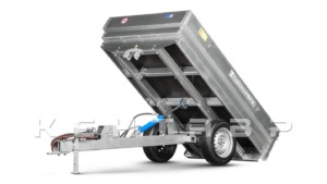 Прицеп Flagman | Флагман C/ПТТ — 1,0 с ПСМ к мини-трактору (самосвальный)