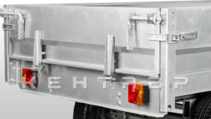 Прицеп Flagman | Флагман C/ПТТ — 1,0 с ПСМ к мини-трактору (самосвальный)