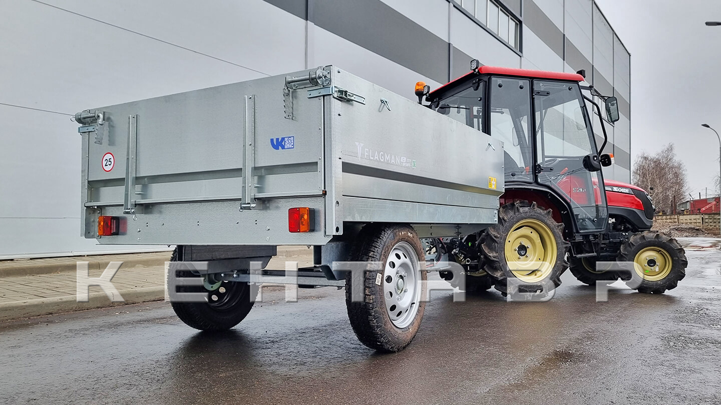 Прицеп Flagman | Флагман C/ПТТ — 1,5 с ПСМ к трактору (самосвальный)