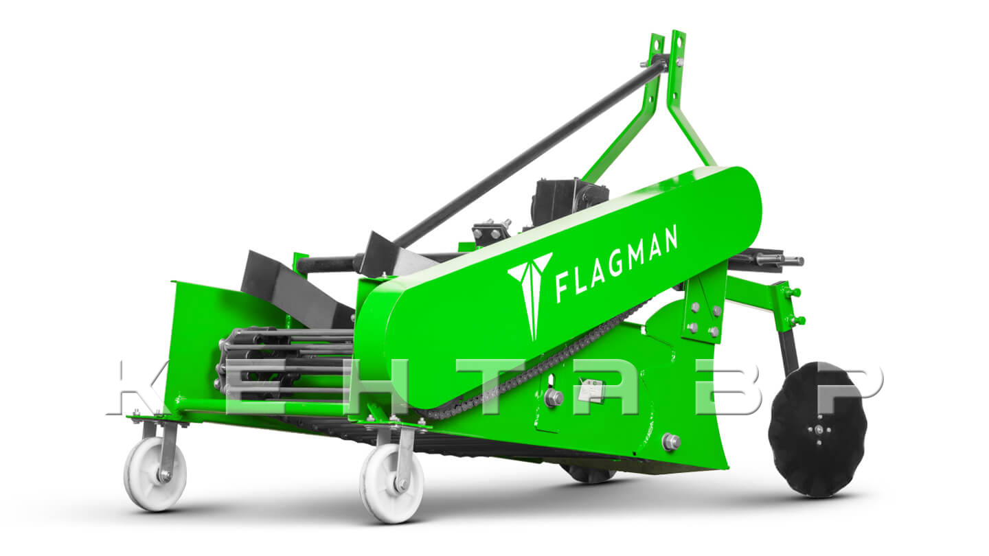 Картофелекопалка транспортерная Flagman | Флагман 3-540/4U-1 со смещением с дисками
