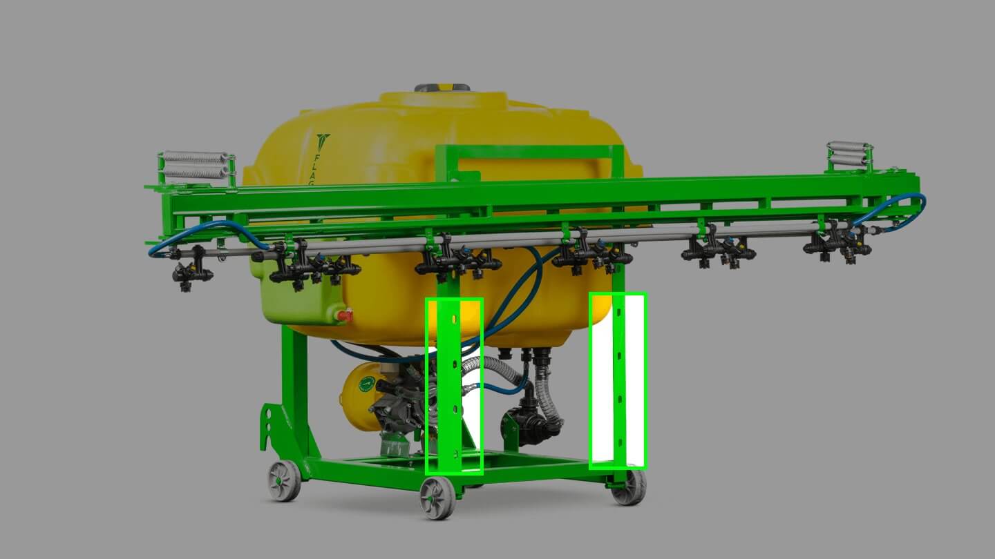 Опрыскиватель полевой навесной Флагман | Flagman P300/1 (300 л) + (кардан 85см/6х6/со сваркой) 0