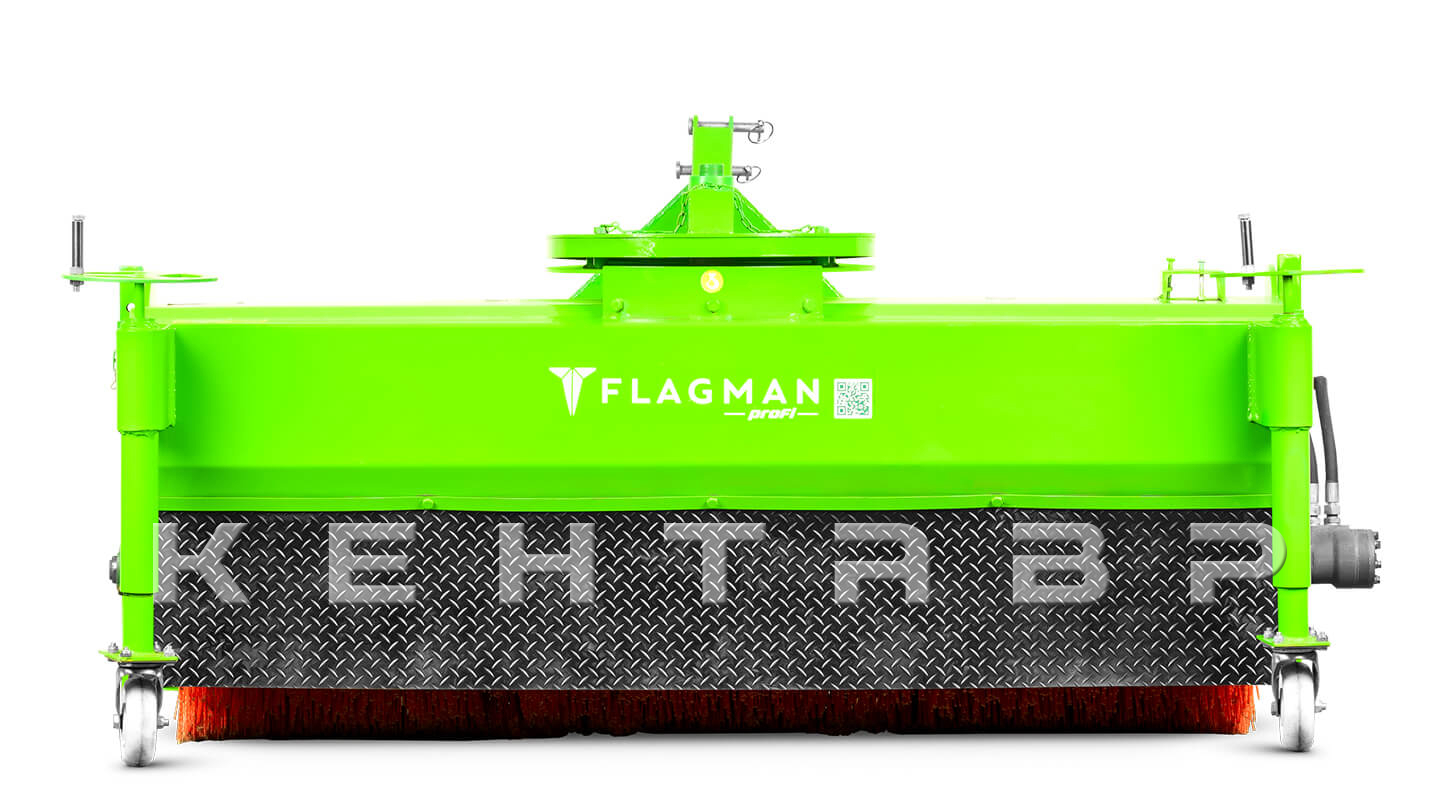 Щётка подметальная с бункером Flagman | Флагман PRO (1,85)